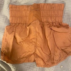 light coral athletic shorts from free people movement